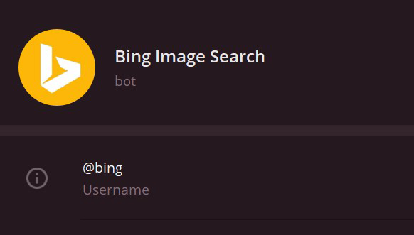 معرفی ربات تلگرام bing